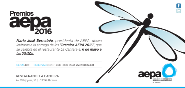 Invitación Premios AEPA 2016